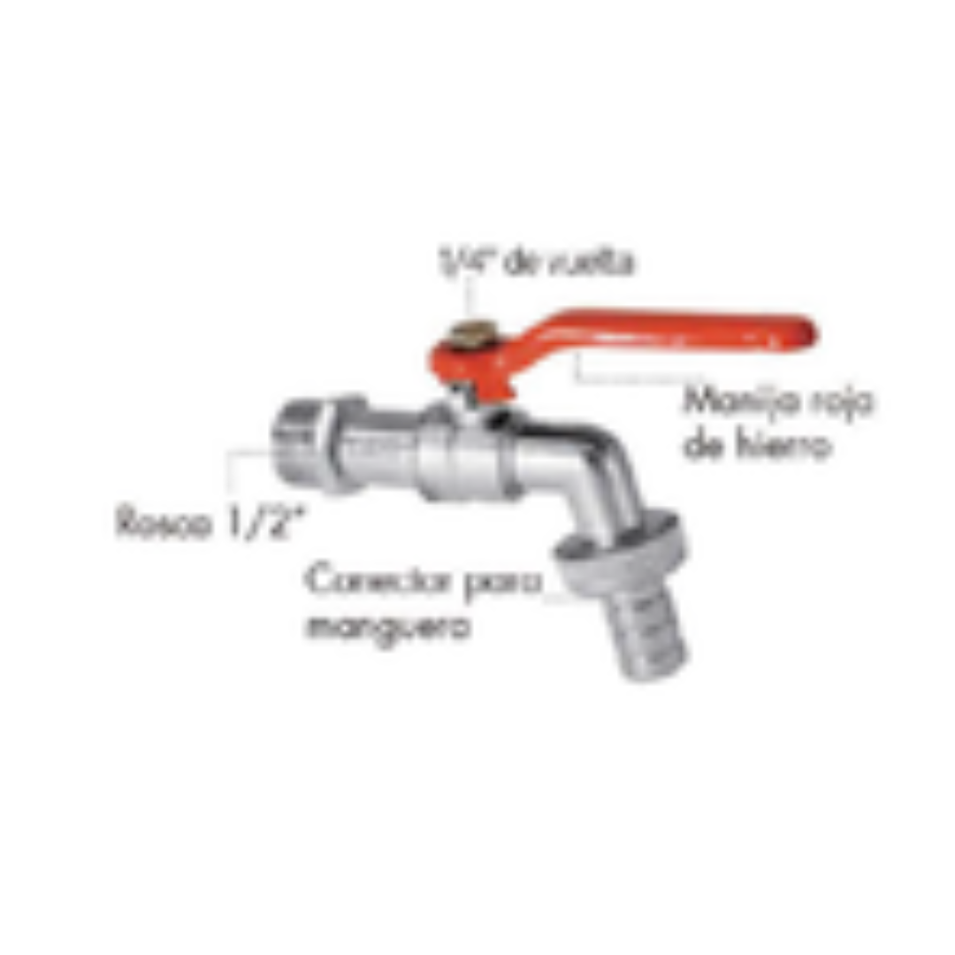 LLAVE DE JARDÍN 1/2" 97g 1/100