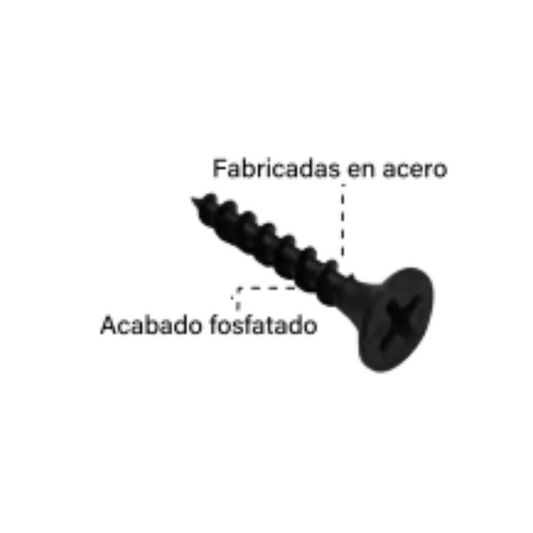 TORNILLO PARA TABLAROCA #6X2"