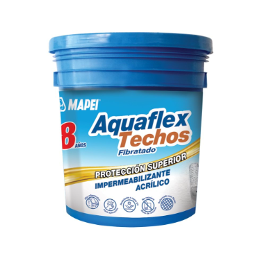 AQUAFLEX TECHOS FIBRATADOS 8a WHITE BUCKETS 19 lt