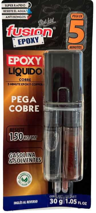 ADHESIVO EPOXY COBRE JERINGA 5 MIN