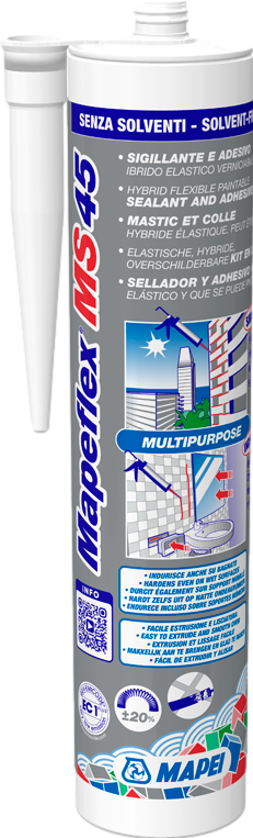 MAPEFLEX MS 45 BLANCO 12X300 ML.