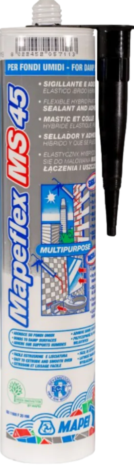 MAPEFLEX MS 45 NEGRO 300 ml