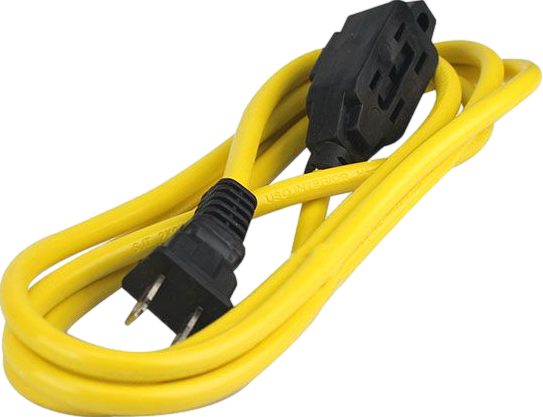 EXTENSION ELEC.AMARILLA 2M 16AWG