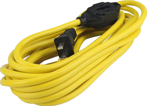 EXTENSION ELEC.AMARILLA 6M 16AWG