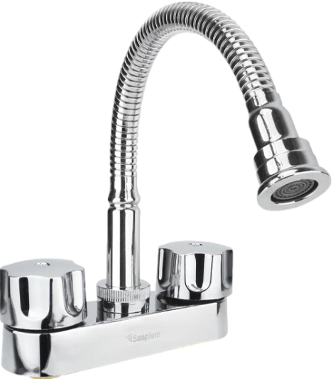 LLAVE MEZCLADORA A 4" LAVABO