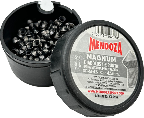 DIABOLO MENDOZA MAGNUM 4.5 200 PZAS.