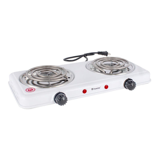 PARRILLA ELECTRICA DE RESISTENCIA 2Q BLANCA