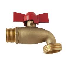 LLAVE DE JARDÍN, MANIJA ROJA DE ALUMINIO 1/120